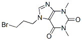 CAS#: 23146-06-7, 7-(3-Bromopropyl)-3,7-Dihydro-1,3-Dimethyl-1H-Purine-2,6-Dione