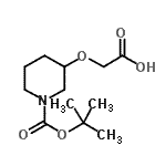 CAS 登录号：231622-09-6， [(1-{[(2-甲基-2-丙基)氧基]羰基}-3-哌啶基)氧基]乙酸