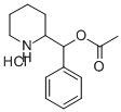 CAS 登录号:23257-56-9, (R*,R*)-(-)-2-(alpha-乙酰氧基苄基)哌啶鎓氯化物