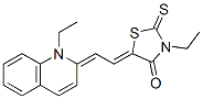 CAS 登录号：23350-56-3， 3-乙基-5-[(1-乙基-(1H)-喹啉-2-亚基)亚乙基]-2-硫酮噻唑烷-4-酮
