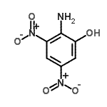 CAS 登录号：23408-16-4， 2-氨基-3,5-二硝基苯酚