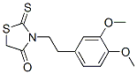 CAS#: 23522-20-5, 3-(3,4-Dimethoxyphenethyl)-2-Thioxo-4-Thiazolidinone
