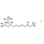 CAS#: 23531-54-6, Sodium 3-[3-(1,1,1,3,5,5,5-heptamethyl-3-trisiloxanyl)propoxy]-2-hydroxy-1-propanesulfonate