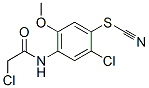 CAS 登录号:23543-10-4, 2-氯-4-(2-氯乙酰基氨基)-5-甲氧基苯基硫氰酸酯