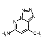 CAS 登录号：23590-50-3， 8-甲基四唑并[1,5-b]哒嗪-6-胺