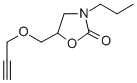 CAS 登录号：23598-89-2， 3-丙基-5-[(2-丙炔基氧基)甲基]-2-恶唑烷酮