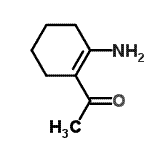 CAS 登录号：23645-69-4， 1-(2-氨基-1-环己烯-1-基)乙酮