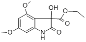 CAS#: 23659-85-0, 2,3-Dihydro-3-Hydroxy-4,6-Dimethoxy-2-Oxo-1H-Indole-3-carboxylic Acid Ethyl Ester