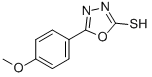 CAS 登录号：23766-26-9， 5-(4-甲氧基苯基)-1,3,4-恶二唑-2-硫酮