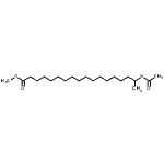 CAS 登录号：2380-15-6， 甲基17-乙酰氧基硬脂酸酯