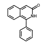CAS 登录号：23832-72-6， 1-苯基-3(2H)-异喹啉酮