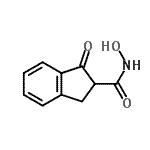 CAS 登录号：238434-40-7， N-羟基-1-氧代-2-茚满甲酰胺