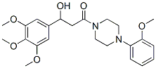 CAS#: 23851-98-1, 4-(2-Methoxyphenyl)-1-[3-(3,4,5-Trimethoxyphenyl)-3-Hydroxypropanoyl]Piperazine