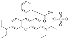 CAS 登录号:23857-51-4, 9-(2-羧基苯基)-3,6-二(二乙基氨基)呫吨鎓高氯酸盐