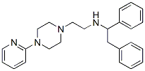 CAS#: 23892-54-8, 1-[2-[(1,2-Diphenylethyl)Amino]Ethyl]-4-(2-Pyridyl)Piperazine