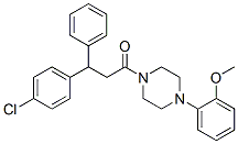 CAS#: 23902-91-2, 3-(4-Chlorophenyl)-3-Phenyl-1-[4-(2-Methoxyphenyl)-1-Piperazinyl]-1-Propanone