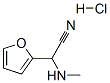 CAS 登录号：24026-94-6， alpha-(甲基氨基)呋喃-2-乙腈单盐酸盐