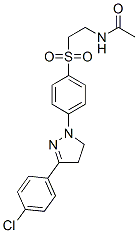 CAS 登录号：24032-65-3， N-[2-[[4-[3-(4-氯苯基)-4,5-二氢-1H-吡唑-1-基]苯基]磺酰基]乙基]乙酰胺