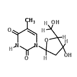 CAS 登录号：240407-53-8， 1-{2-[(5-<sup>13</sup>C)脱氧]呋喃戊糖基}-5-甲基-2,4(1H,3H)-嘧啶二酮