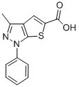 CAS#: 24086-27-9, 3-Methyl-1-Phenyl-1H-Thieno[2,3-c]Pyrazole-5-Carboxylic Acid
