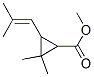 CAS 登录号:24141-52-4, 2,2-二甲基-3-(2-甲基丙烯基)-环丙烷羧酸甲酯