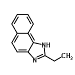 CAS 登录号：24142-40-3， 2-乙基-1H-苯并[g]苯并咪唑