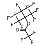 CAS 登录号：24165-10-4， 1,1,1,3,3,3-六氟-2-(三氟甲基)-2-丙基三氟乙酸盐