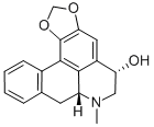 CAS 登录号：24191-98-8， (5S,7aR)-6,7,7a,8-四氢-7-甲基-5H-苯并[g]-1,3-苯并二氧戊环并[6,5,4-去]喹啉-5-醇