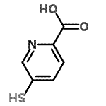 CAS#: 24242-22-6, 5-Sulfanyl-2-Pyridinecarboxylic Acid