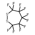 CAS 登录号：24345-54-8， 3,3,4,4,5,5,6,6,7,7-十氟-1,2-二硫杂环庚烷
