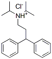 CAS 登录号:24358-65-4, (3,3-二苯基丙基)二异丙基胺盐酸盐