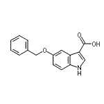 CAS 登录号：24370-73-8， 5-(苄氧基)-1H-吲哚-3-羧酸