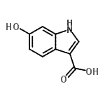 CAS 登录号：24370-78-3， 6-羟基-1H-吲哚-3-羧酸