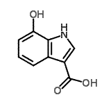CAS 登录号：24370-79-4， 7-羟基-1H-吲哚-3-羧酸