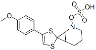 CAS#: 24372-73-4, 1-[4-(4-Methoxyphenyl)-1,3-Dithiol-2-Ylidene]-3,4,5,6-Tetrahydro-2H-Pyridine Sulfate