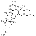 CAS 登录号:24381-53-1, (5Xi,7alpha,8Xi,9Xi,10Xi,12Xi,13Xi,15alpha,17Xi,22Xi,25Xi)-4,7,14,15,20-五羟基-4,9-环氧瑟烷-3,16-二基二乙酸酯