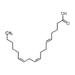 CAS 登录号：2441-53-4， (5E,9Z,12Z)-5,9,12-十八碳三烯酸