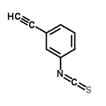 CAS 登录号：244246-95-5， 1-乙炔基-3-异硫氰酸基苯