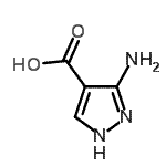 CAS 登录号：24447-68-5， 5-氨基-1H-吡唑-4-羧酸