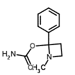 CAS#: 24466-51-1, 1-Methyl-2-Phenyl-2-Azetidinyl Carbamate