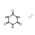 CAS 登录号：24468-28-8， 1,3,5-三嗪-2,4,6(1H,3H,5H)-三酮,锌盐(1:1)