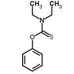 CAS 登录号：24486-06-4， O-苯基二乙基硫代氨基甲酸酯