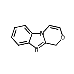 CAS 登录号：245-50-1， 1H-[1,4]恶嗪并[4,3-a]苯并咪唑