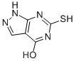 CAS 登录号：24521-76-4， 1,5,6,7-四氢-6-硫代-4H-吡唑并[3,4-d]嘧啶-4-酮