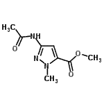 CAS 登录号：245467-35-0， 甲基3-乙酰氨基-1-甲基-1H-吡唑-5-羧酸酯
