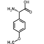 CAS 登录号：24593-48-4， (2S)-氨基(4-甲氧基苯基)乙酸