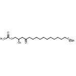 CAS 登录号：24607-10-1， 2-羟基-4-氧代-16-十七碳炔-1-基乙酸酯