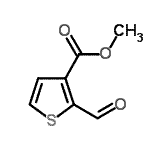 CAS 登录号：24647-82-3， 甲基2-甲酰基-3-噻吩羧酸酯