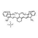 CAS#: 246517-75-9, 2-[(E)-2-{(3E)-2-(Dimethylamino)-3-[(2E)-2-(1,3,3-Trimethyl-1,3-Dihydro-2H-Indol-2-Ylidene)Ethylidene]-1-Cyclohexen-1-Yl}Vinyl]-1,3,3-Trimethyl-3H-Indolium Tetrafluoroborate