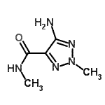 CAS#: 24660-62-6, 5-Amino-N,2-Dimethyl-2H-1,2,3-Triazole-4-Carboxamide